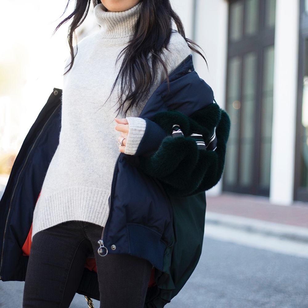 Anthropologie | Pine Cashmere Turtleneck in Grey S